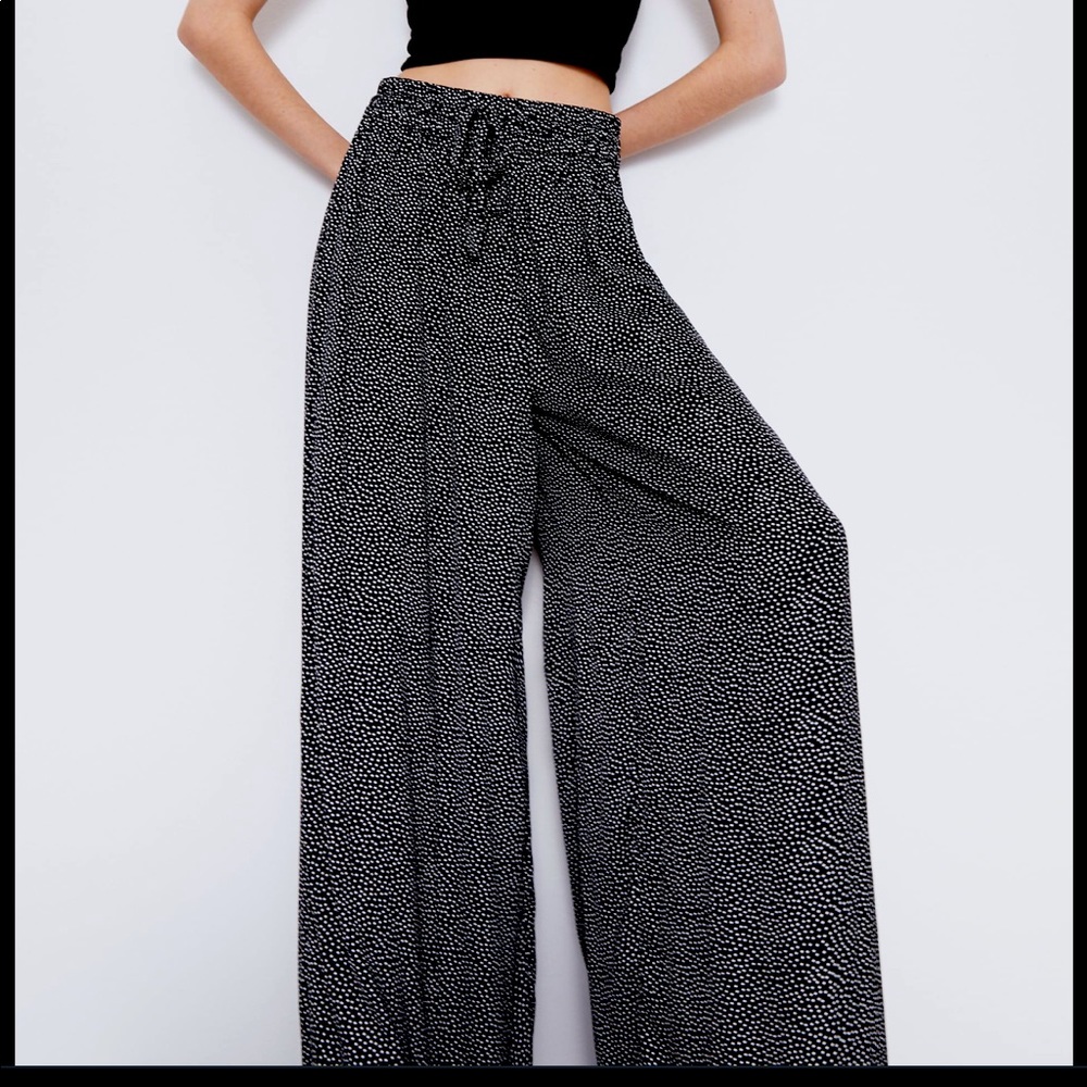Palazzo pants - polka dot